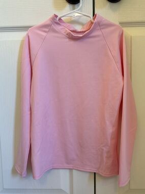EUC pink Minnow Swim Shirt 11/12
